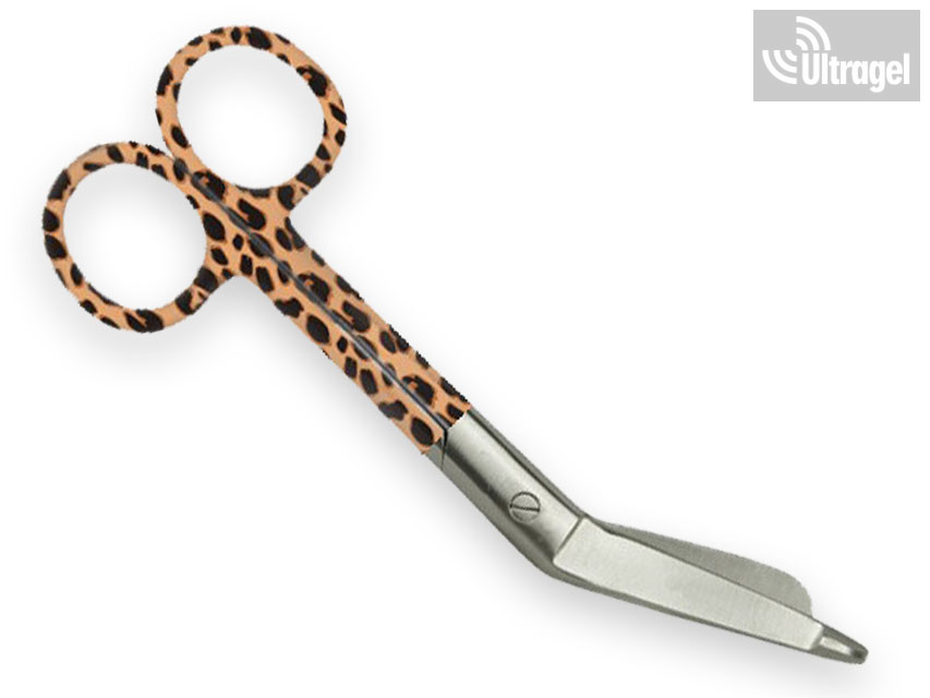 Leopárdmintás kötszervágó olló | 14 cm – 1
