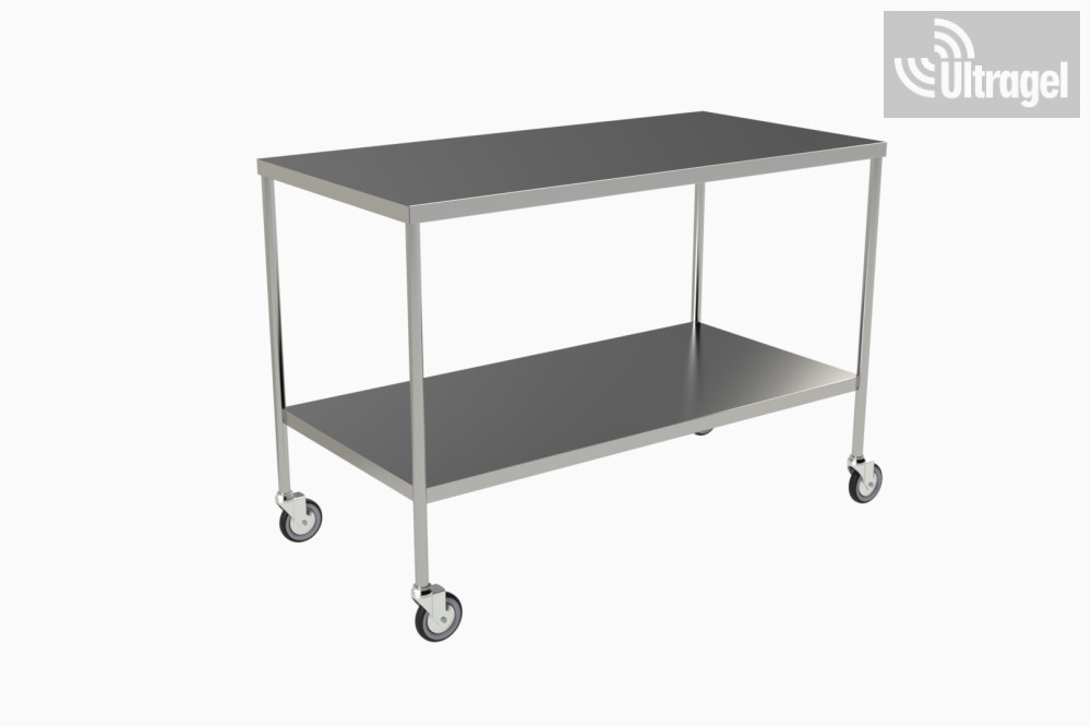 Villard kétpolcos műszerkocsi | 120 × 60 cm – 1