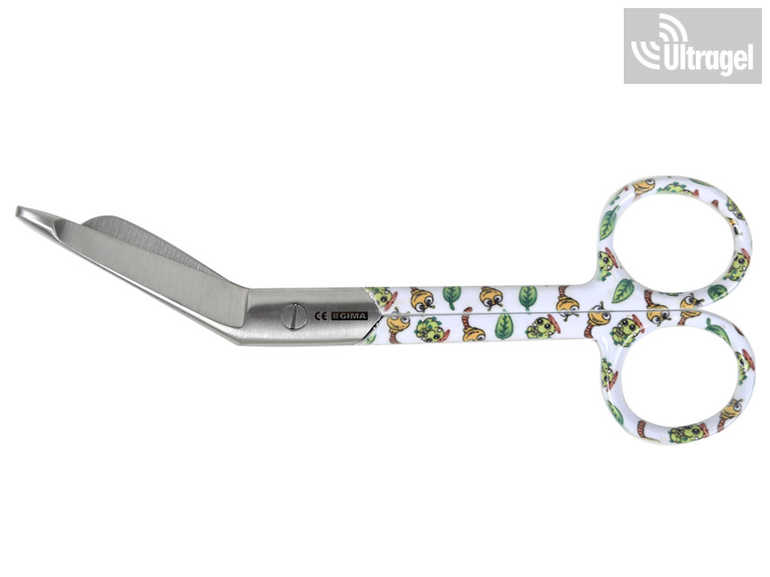Hernyómintás kötszervágó olló | 18 cm – 1