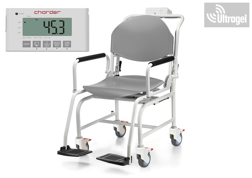 Charder MS5461 hitelesített székmérleg | 250 kg – 1