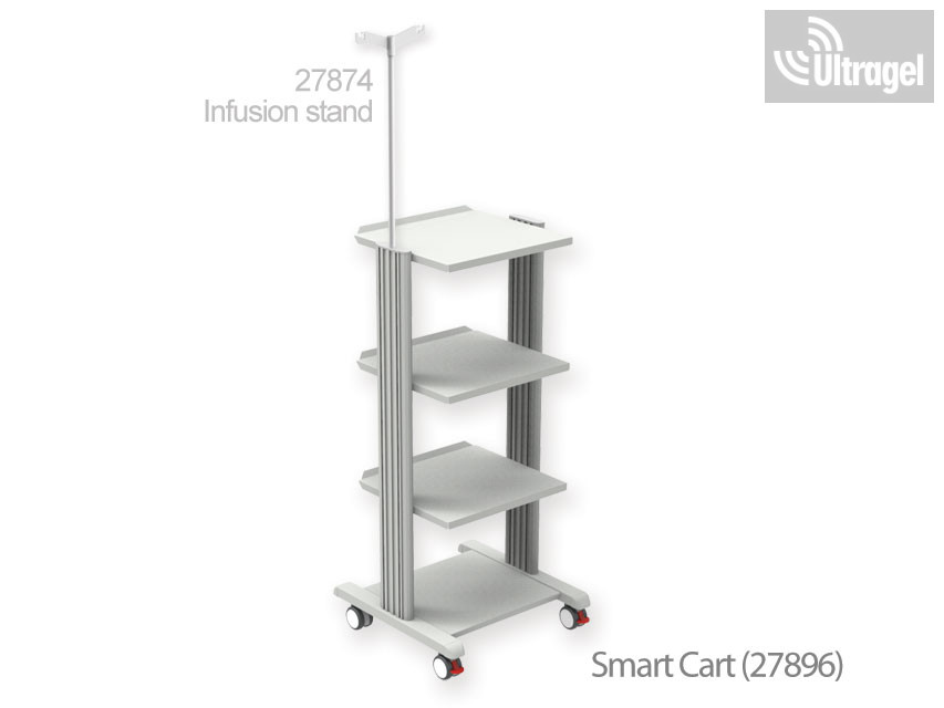 SMART 4 polcos műszerkocsi | 40 × 36 cm – 1