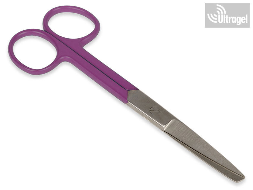 Bíbor sebészeti olló | tompa/hegyes, 14 cm – 1